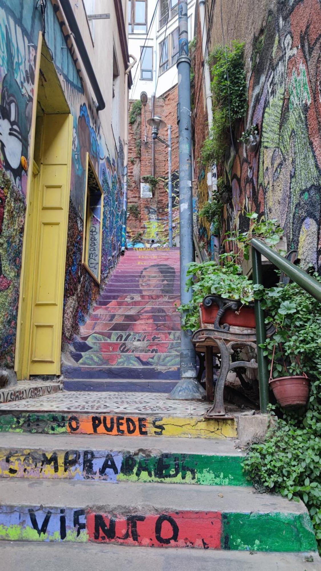 La Puerta Roja Hotel Valparaíso Buitenkant foto