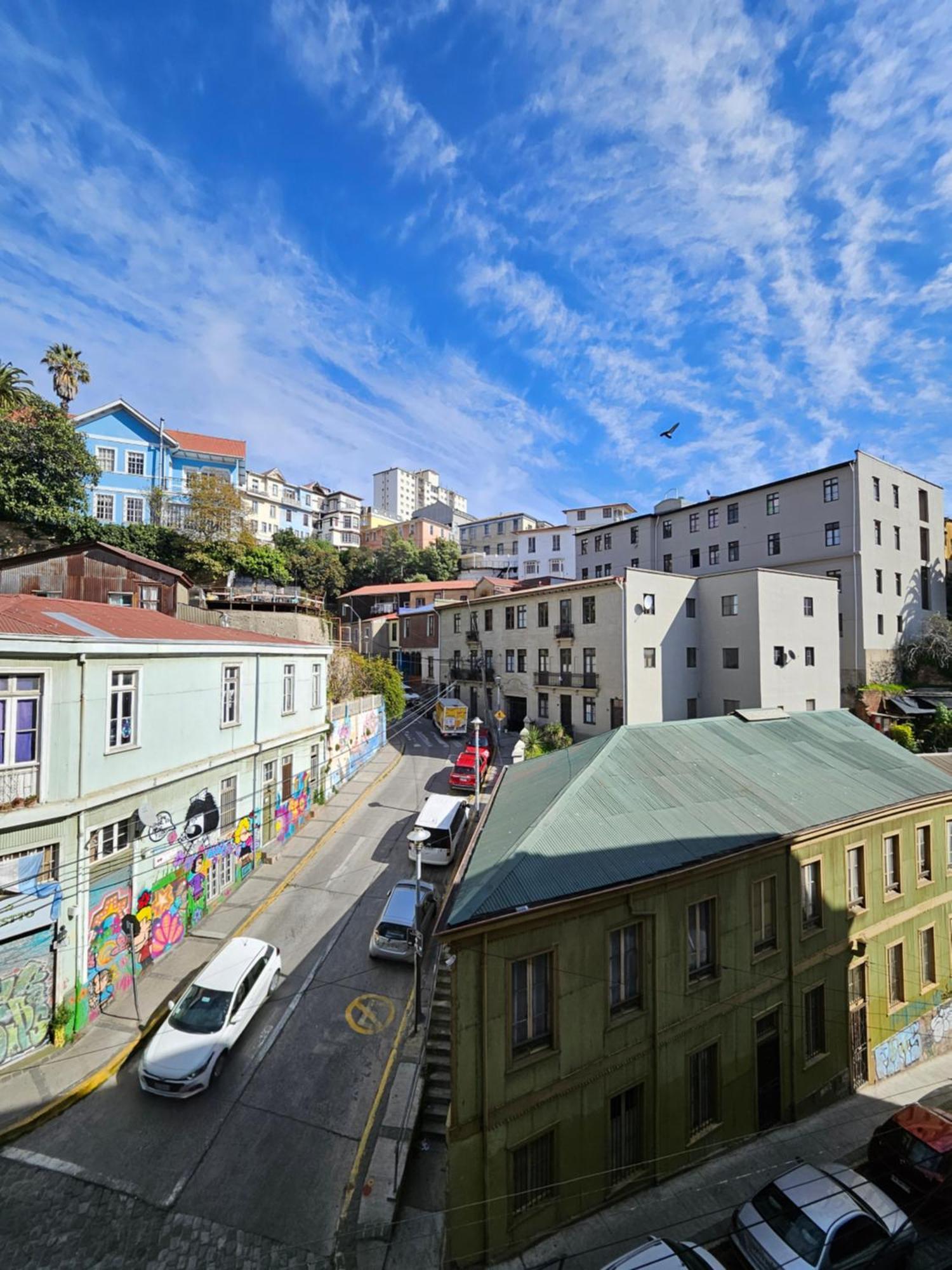 La Puerta Roja Hotel Valparaíso Buitenkant foto